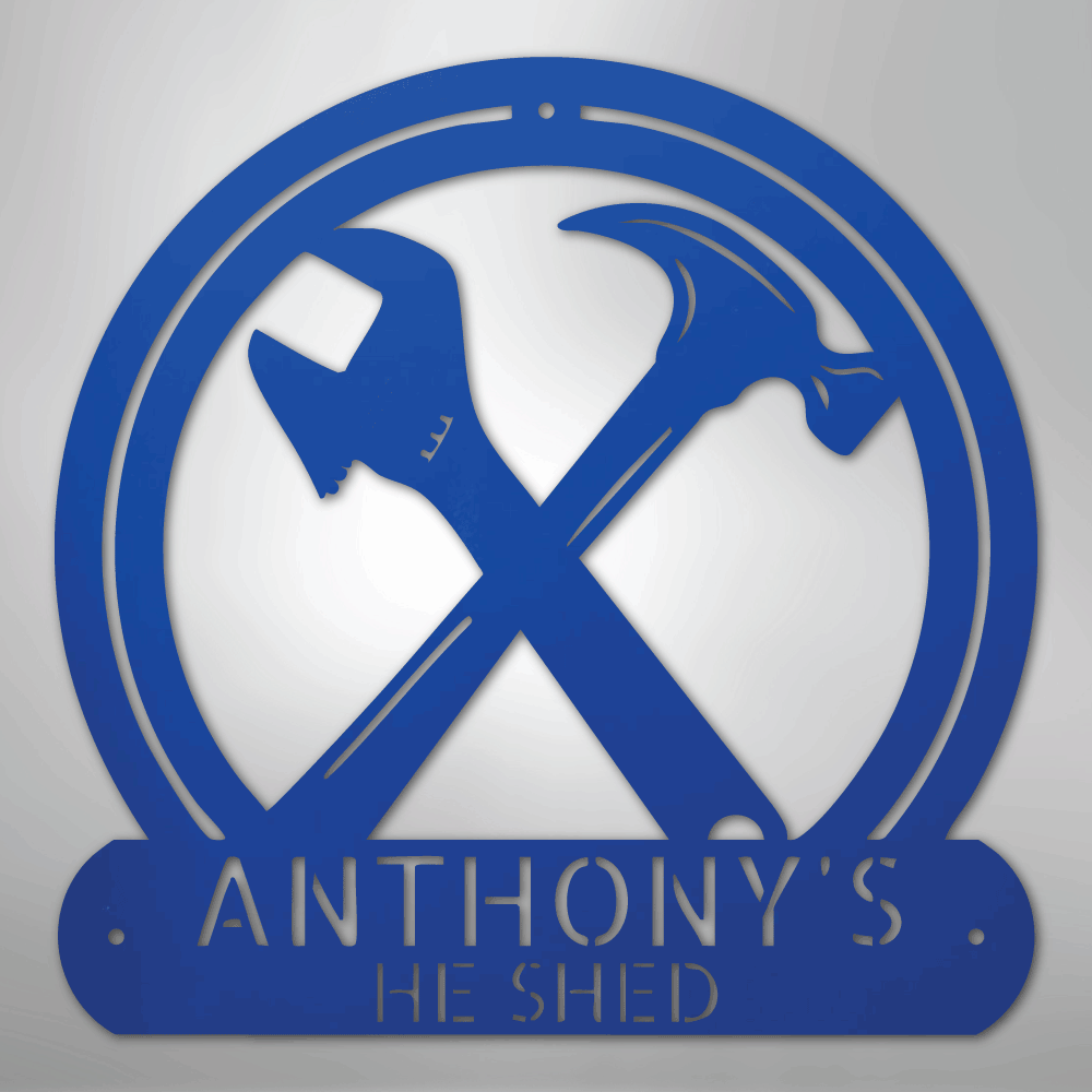 Crafty Monogram - Steel Sign
