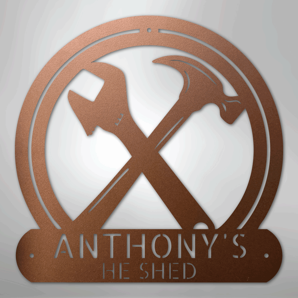 Crafty Monogram - Steel Sign