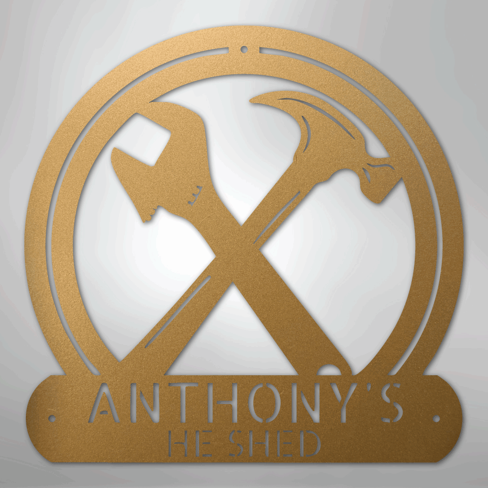Crafty Monogram - Steel Sign