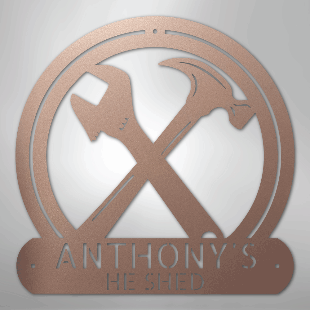 Crafty Monogram - Steel Sign