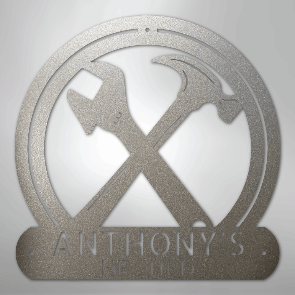 Crafty Monogram - Steel Sign