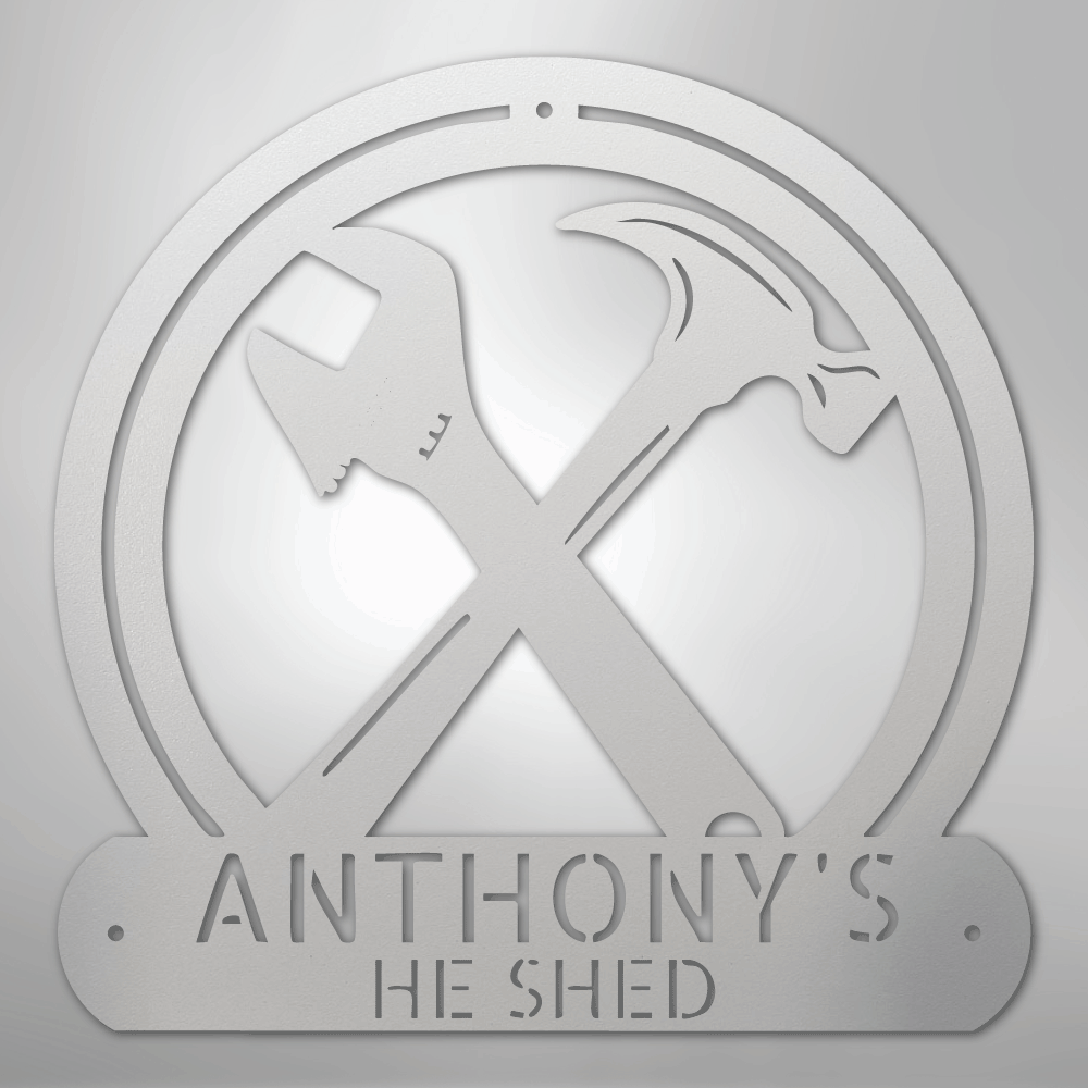 Crafty Monogram - Steel Sign