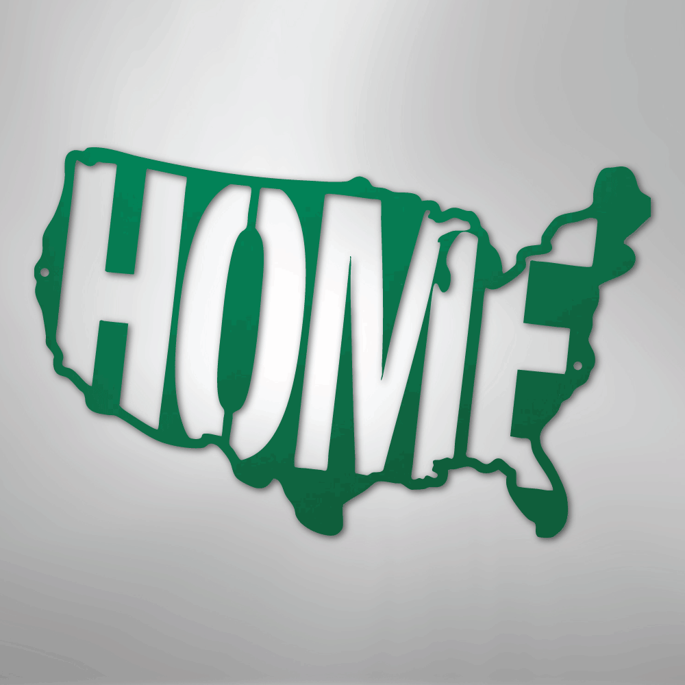 USA Home - Steel Sign