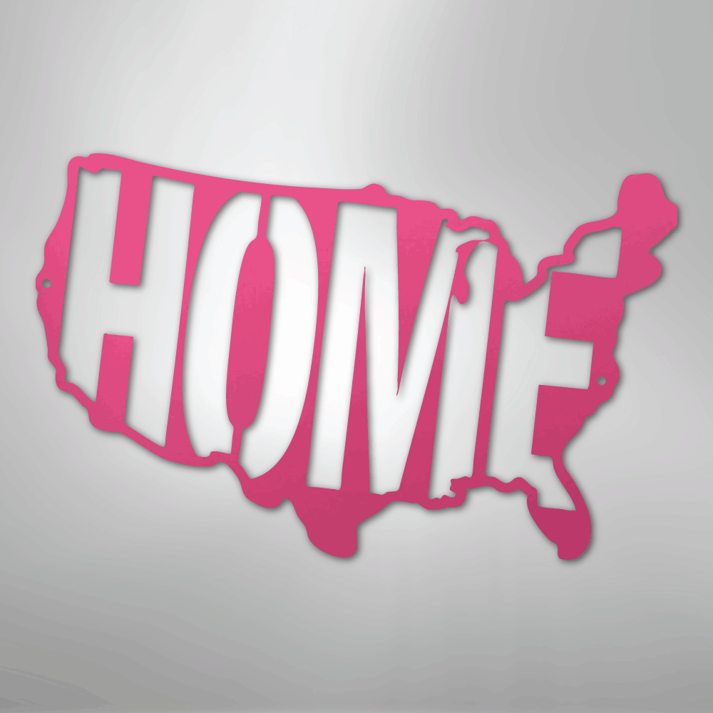 USA Home - Steel Sign