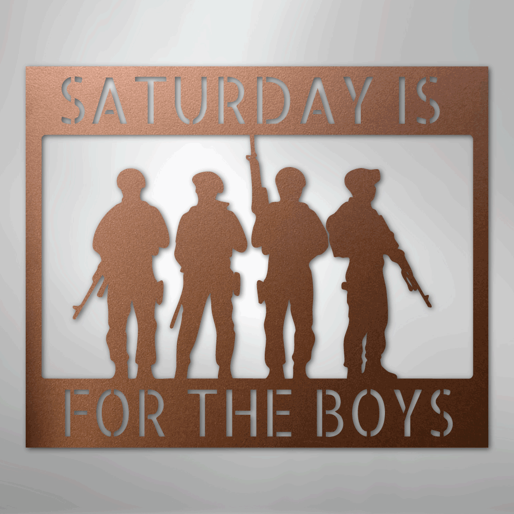 Soldier Monogram - Steel Sign