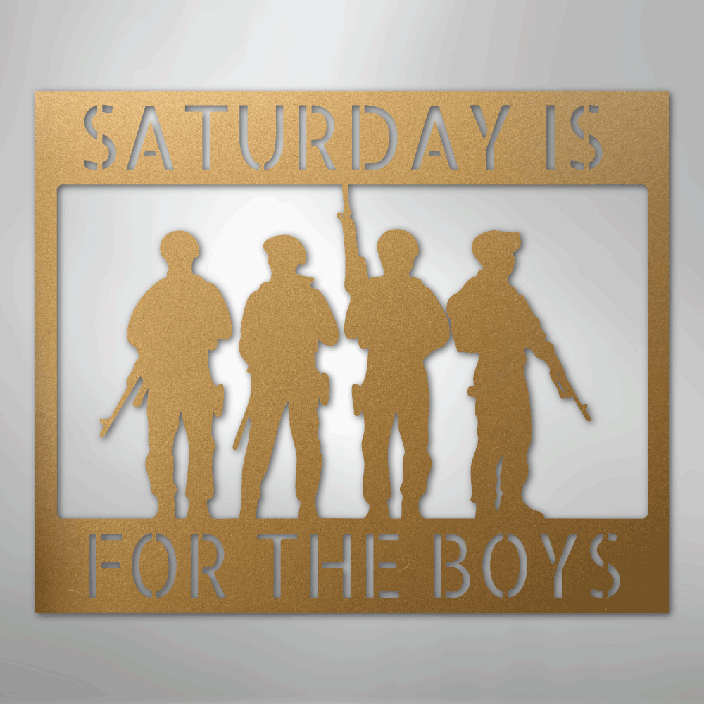 Soldier Monogram - Steel Sign