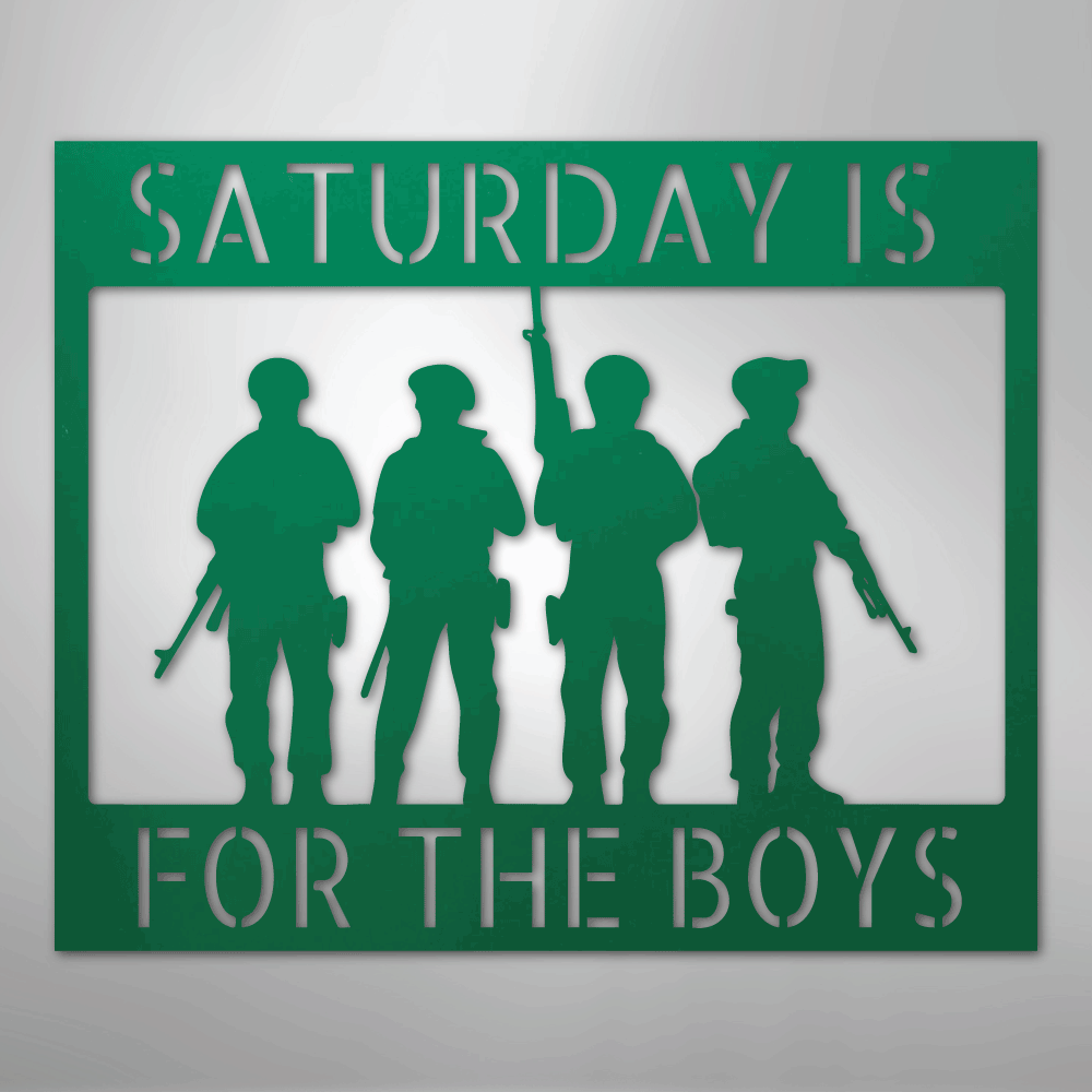 Soldier Monogram - Steel Sign
