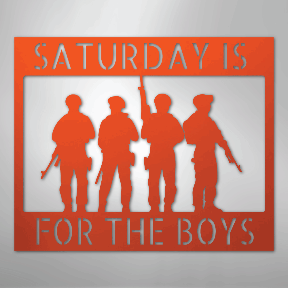 Soldier Monogram - Steel Sign