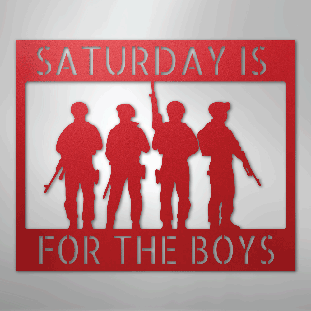 Soldier Monogram - Steel Sign