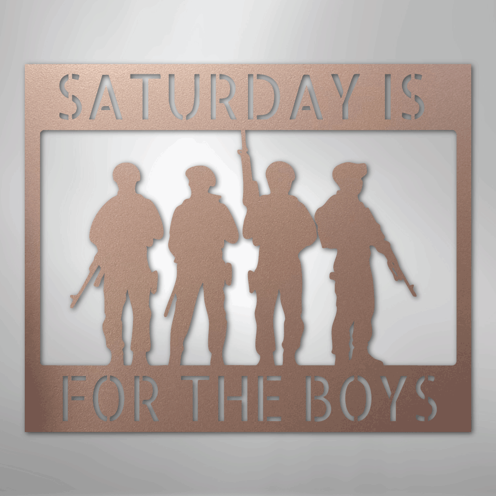 Soldier Monogram - Steel Sign