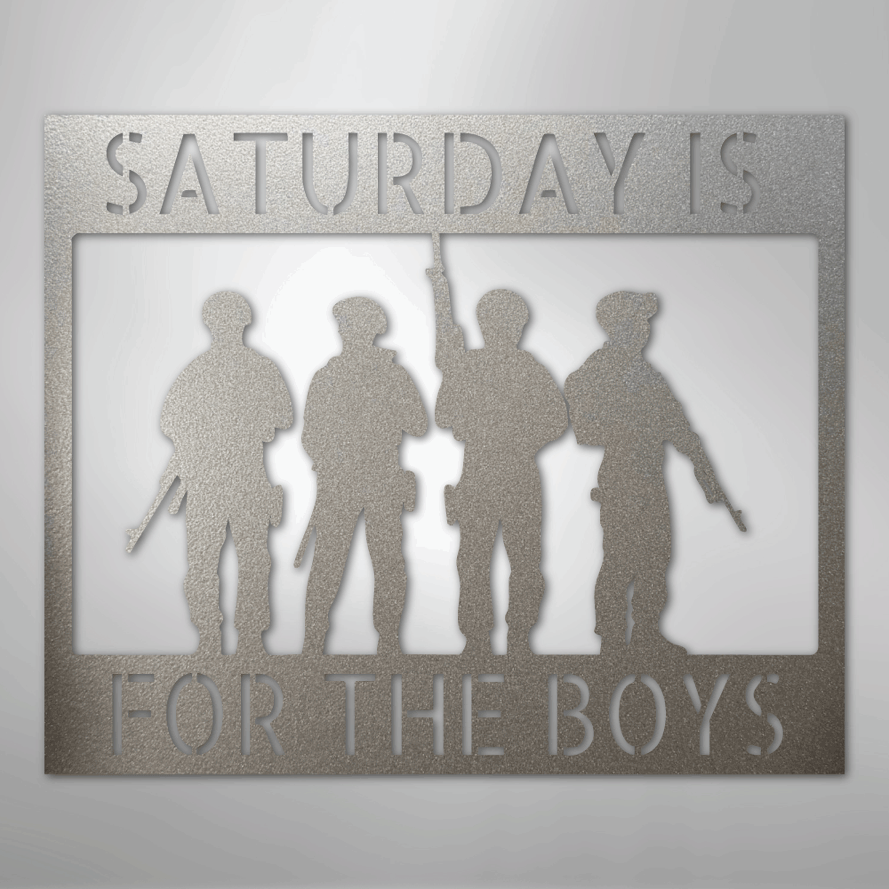 Soldier Monogram - Steel Sign