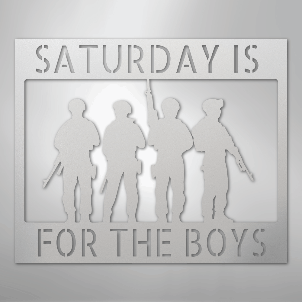 Soldier Monogram - Steel Sign