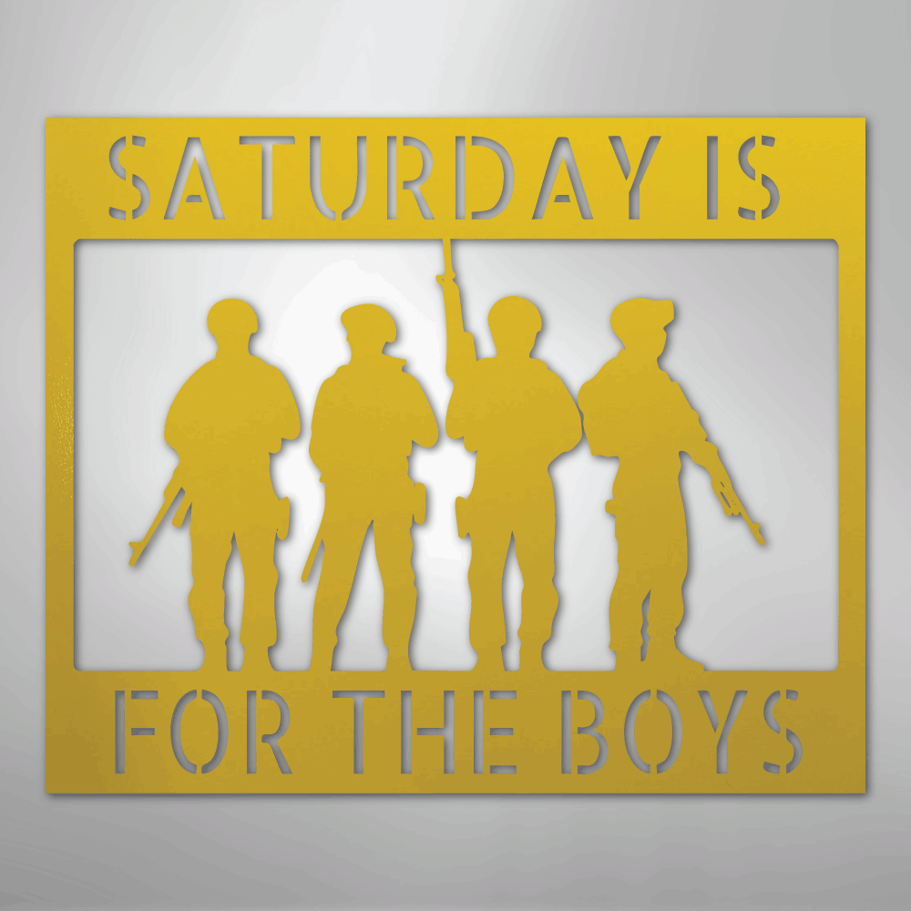 Soldier Monogram - Steel Sign