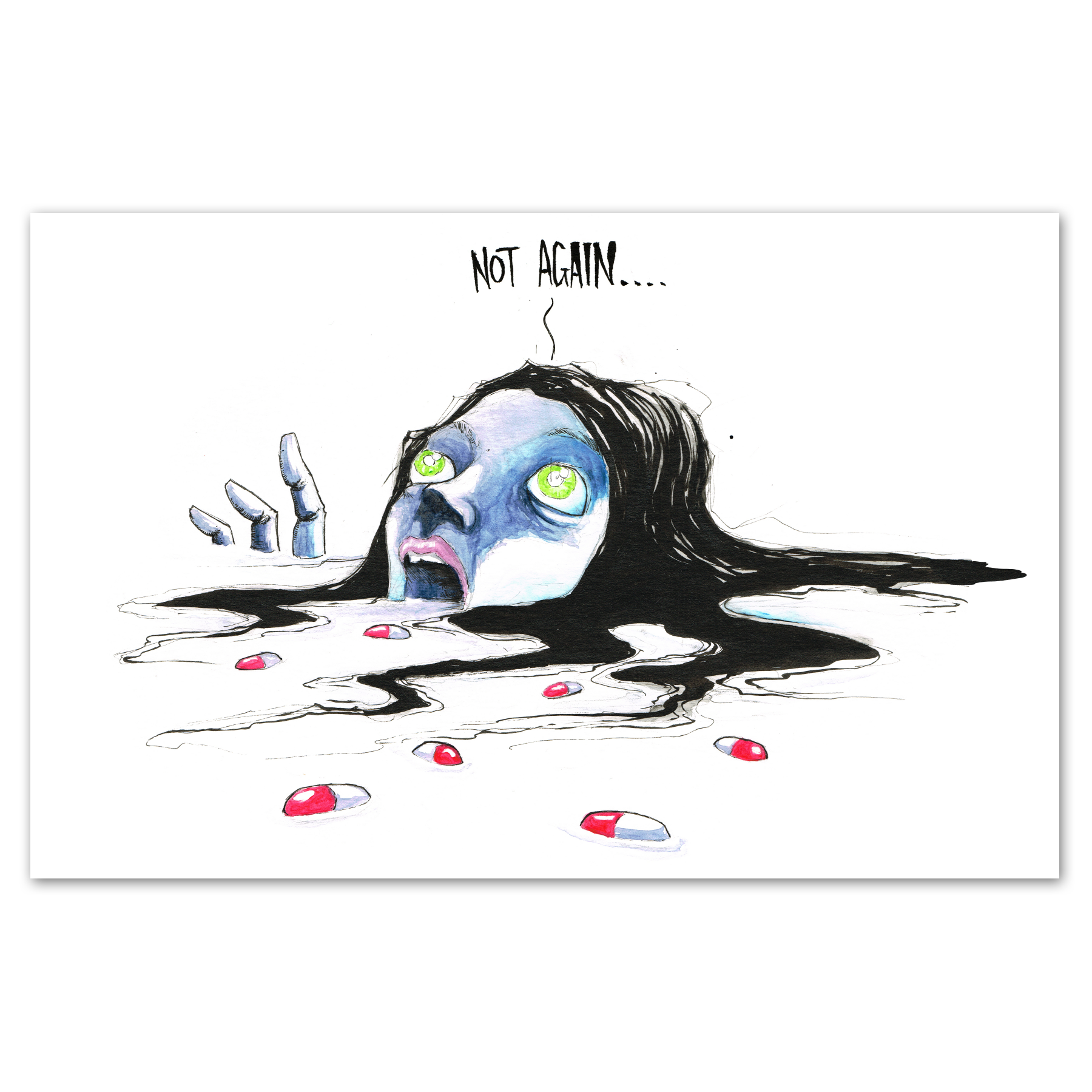 Not Again Print