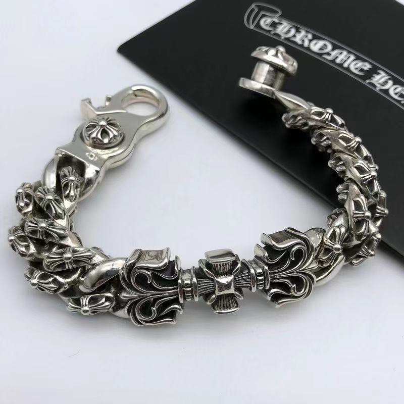 Retro domineering bracelet hip-hop personality men's cross bracelet