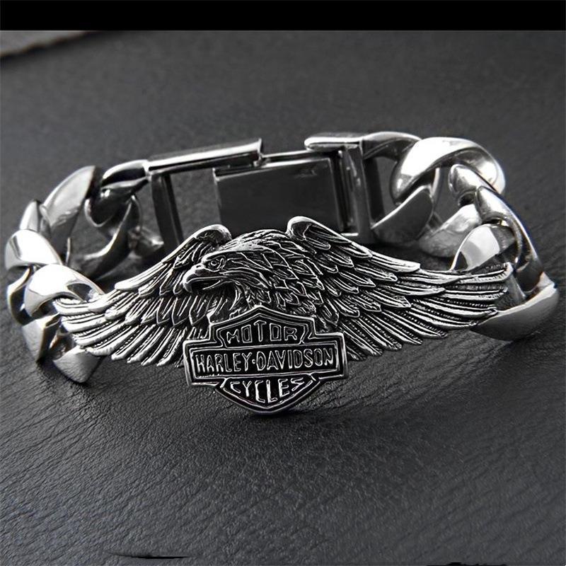 Retro domineering bracelet hip-hop personality men's cross bracelet