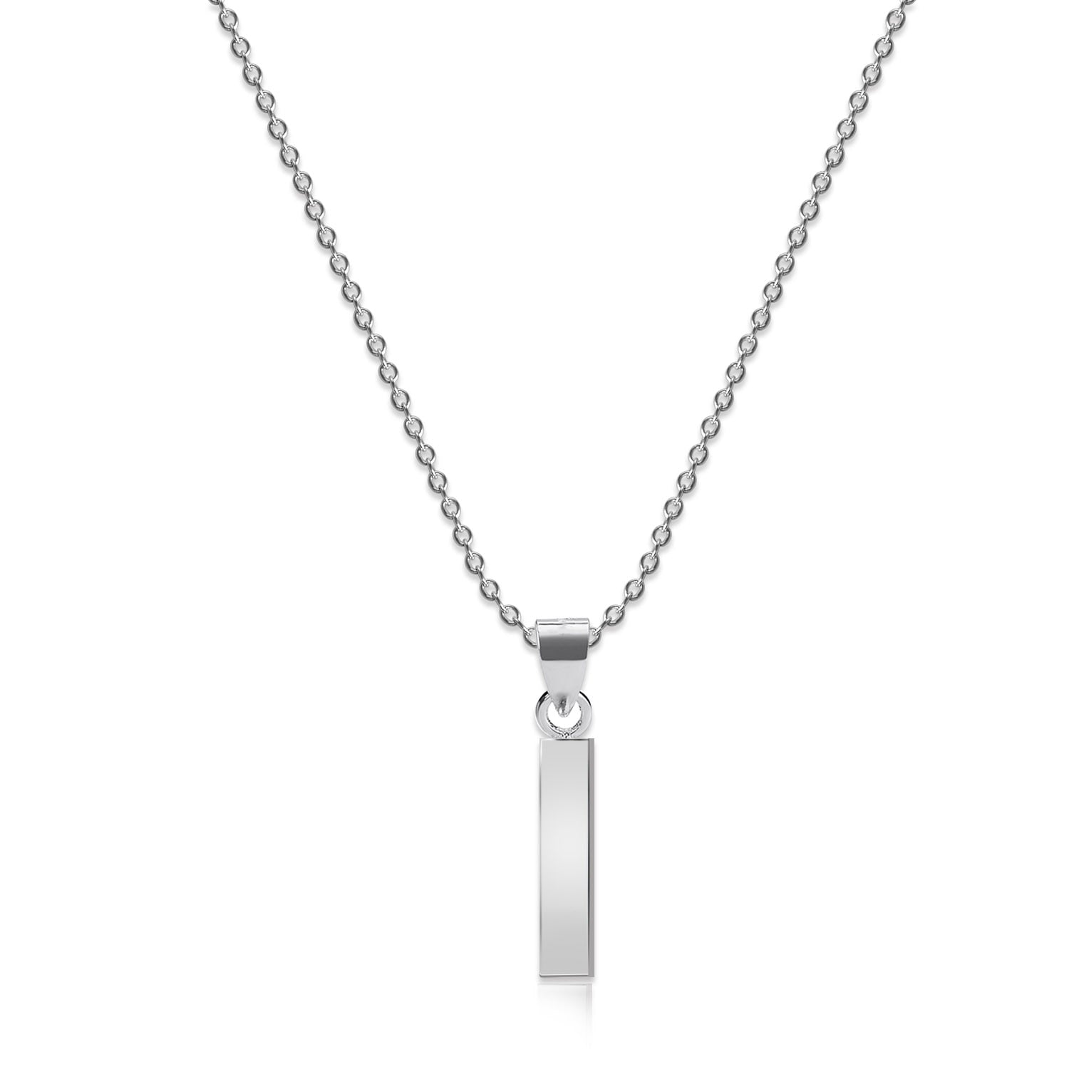 Geometry Interlocking Square Triangle Male Pendant Stacking Streetwear Necklace