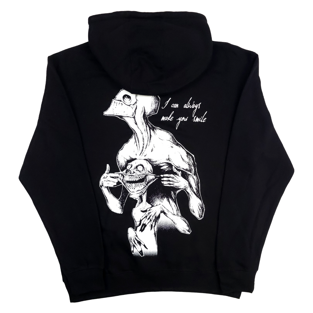 Always Smile Pullover Hoodie Black
