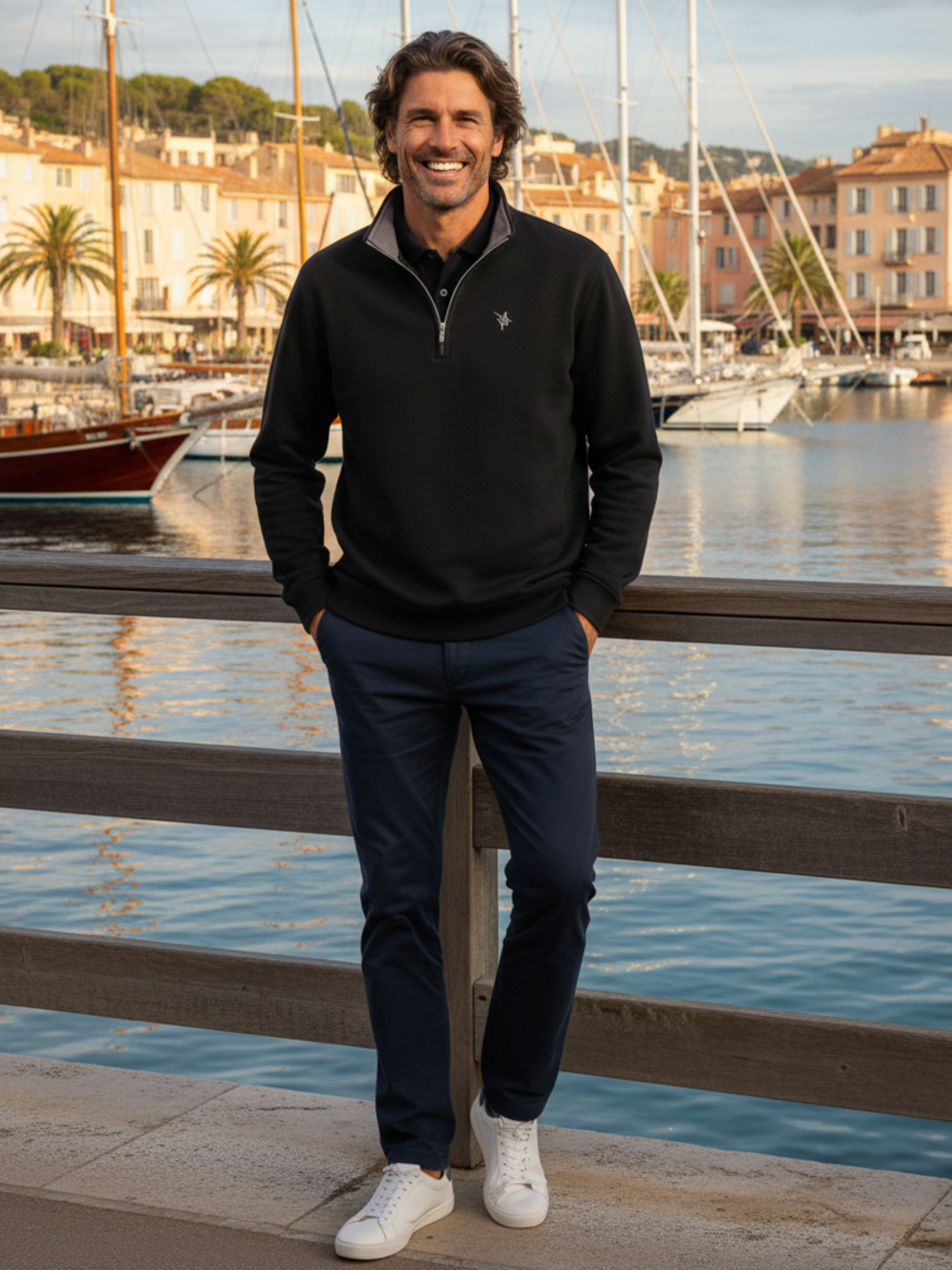 Turnberry Quarter Zip Smooth Knit