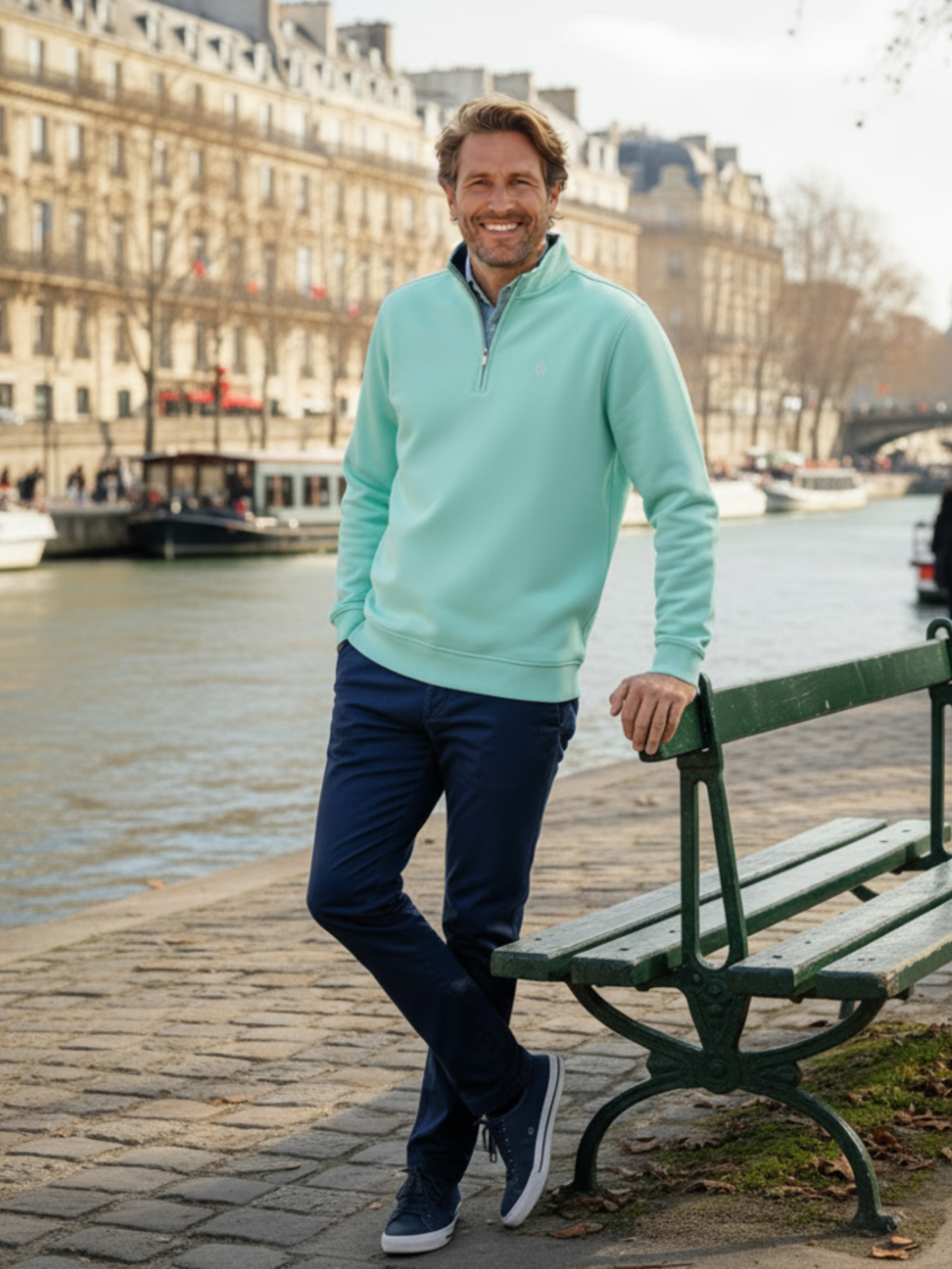 Turnberry Quarter Zip Smooth Knit