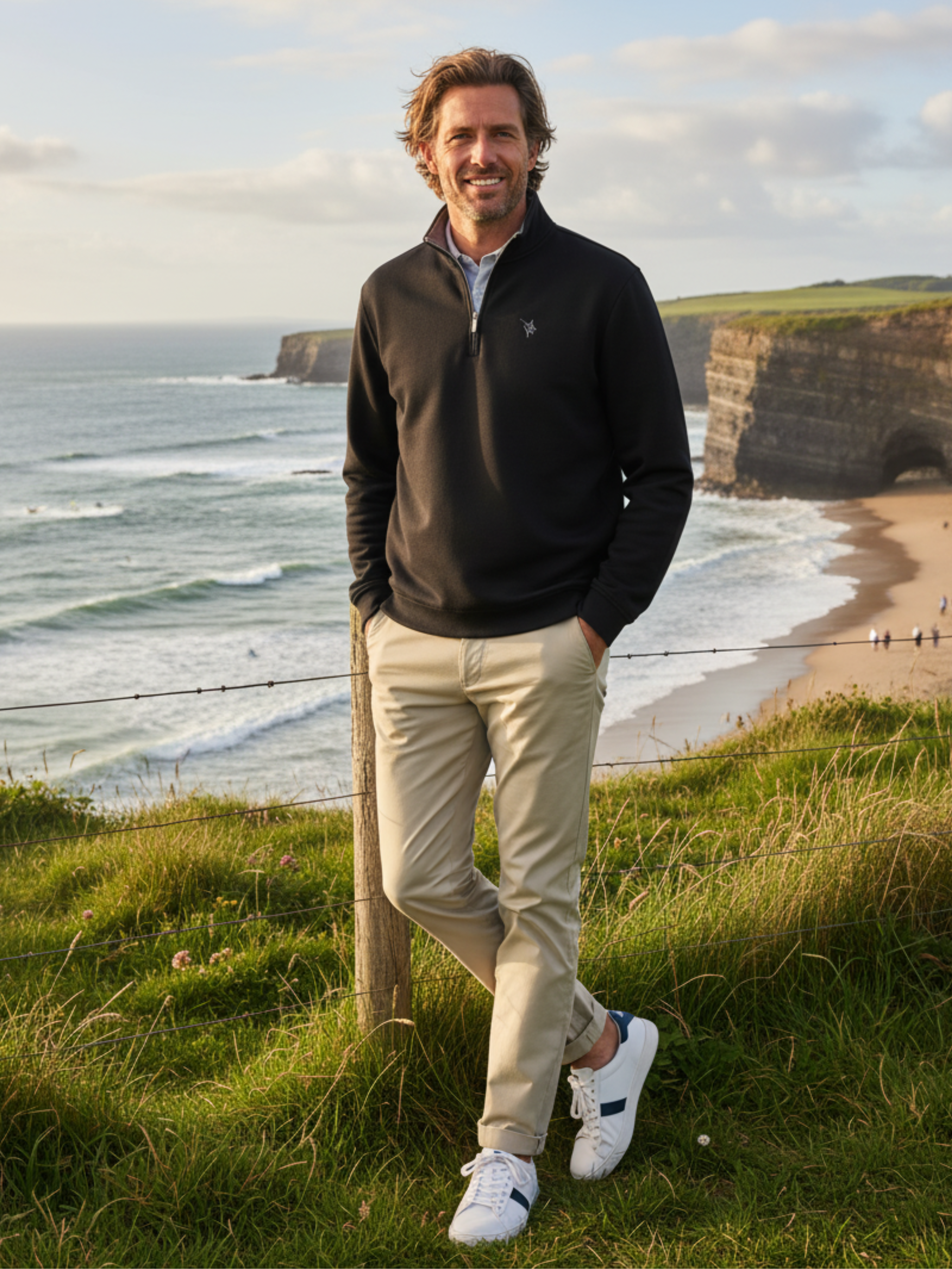 Turnberry Quarter Zip Smooth Knit