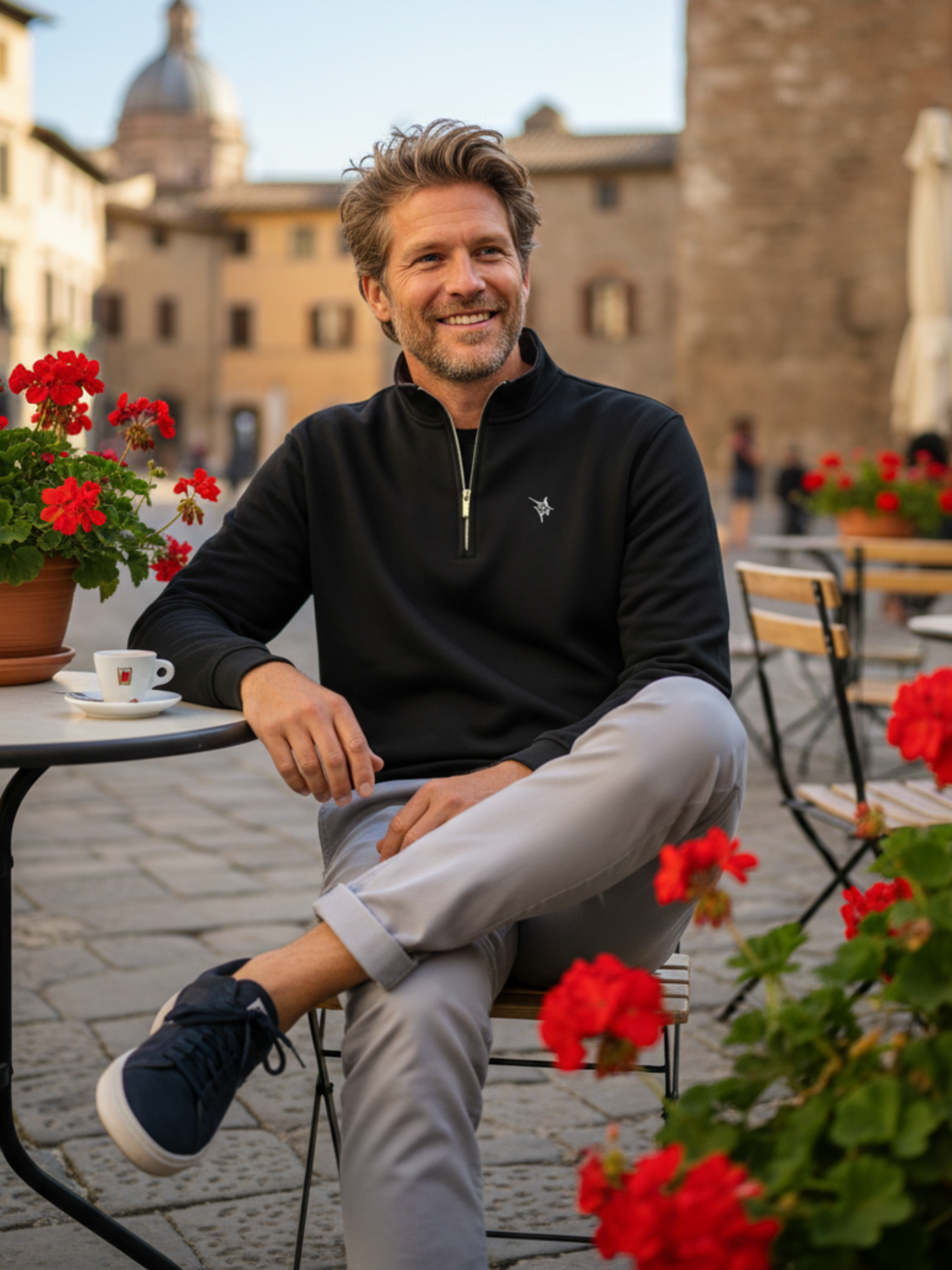 Turnberry Quarter Zip Smooth Knit