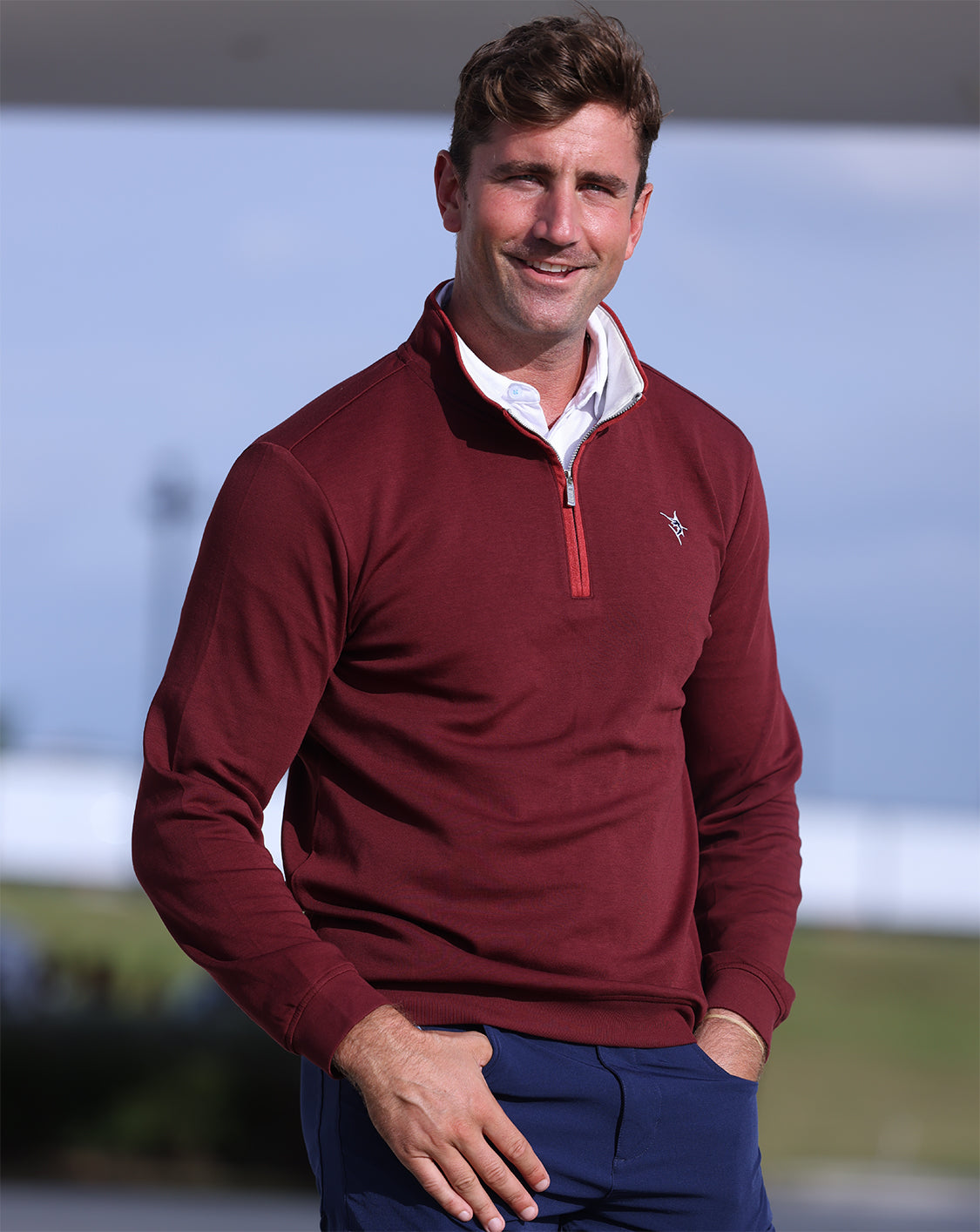 Turnberry Quarter Zip Smooth Knit