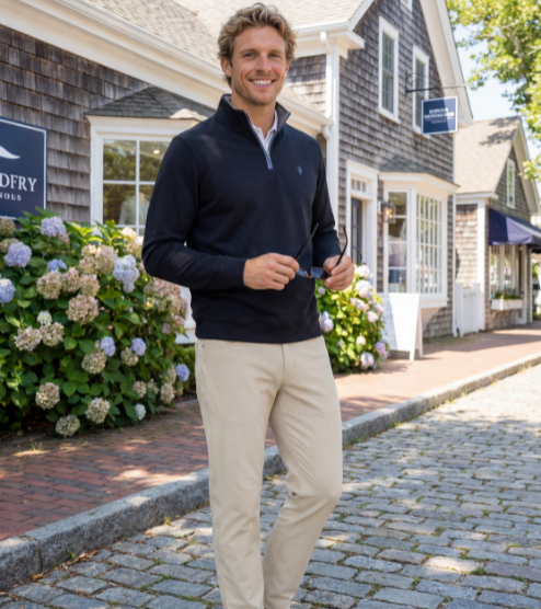 Turnberry Quarter Zip Smooth Knit