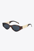 Chain Detail Cat Eye Sunglasses – UV400 Fashion Shades