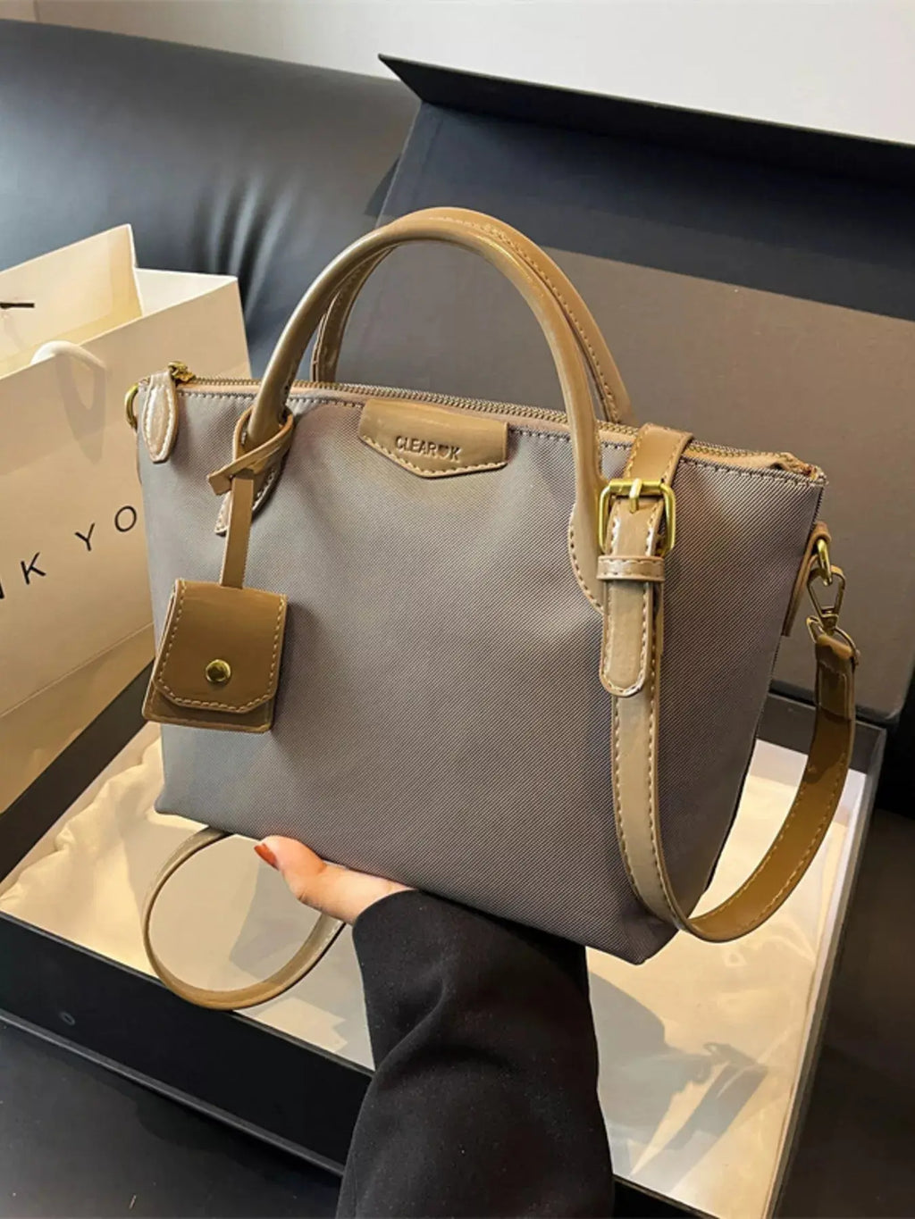 Top Handle Crossbody Bag