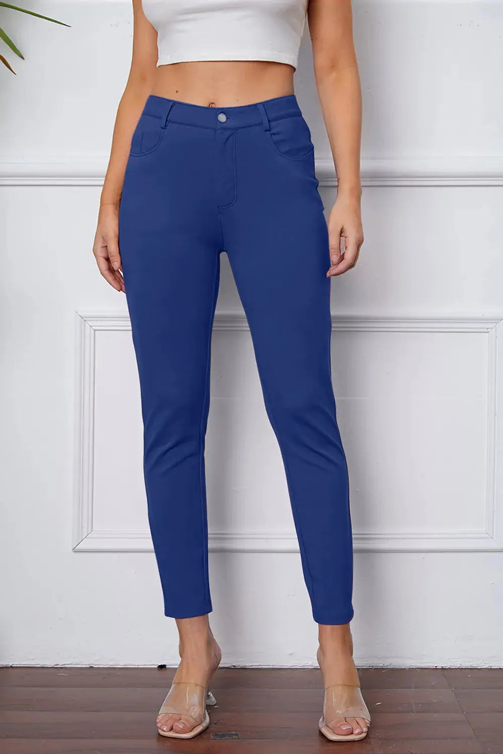 Basic BAE Full Size StretchyStitch High Waist Skinny Pants