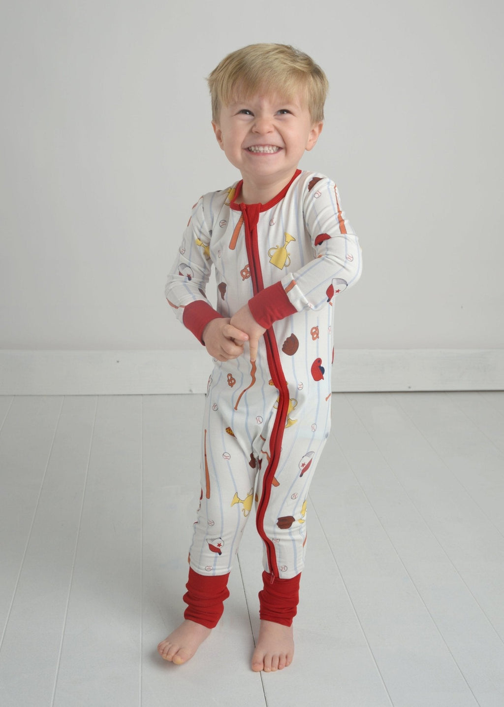 Baseball Romper
