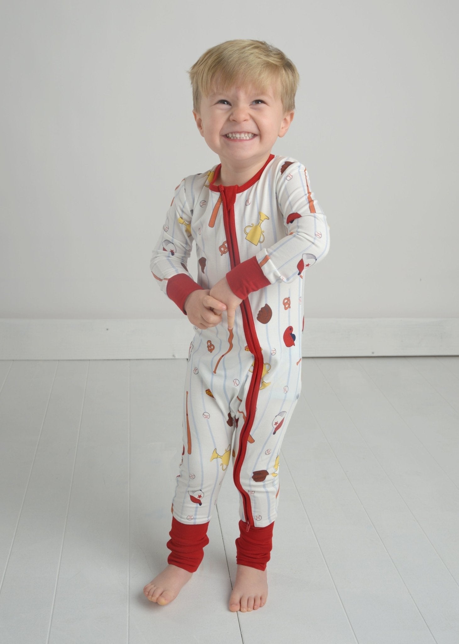 Baseball Romper