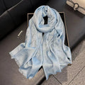 Raw Hem Warm Womens Scarf