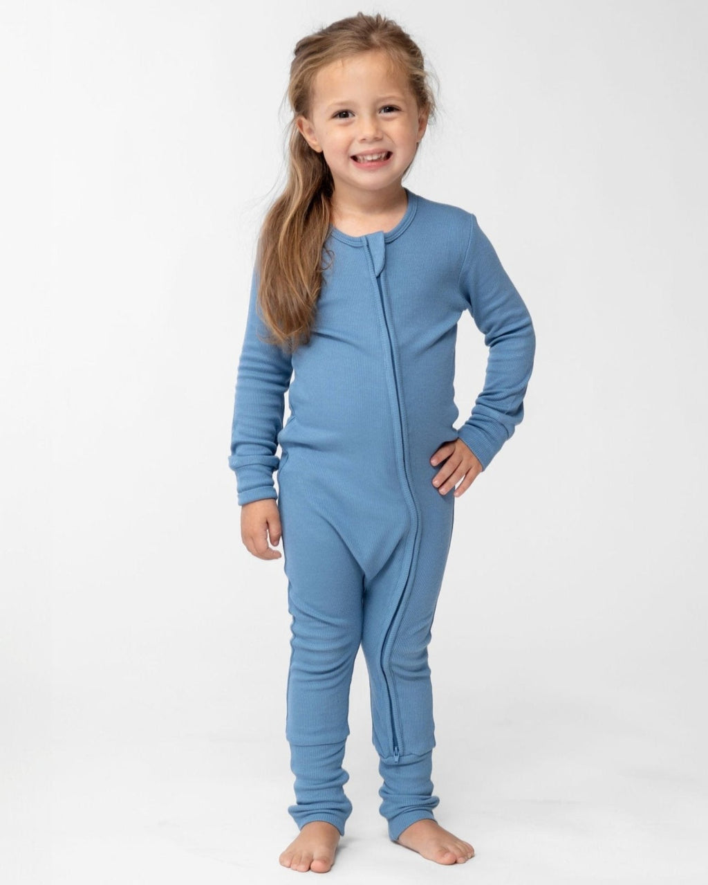 Blue Bamboo Romper