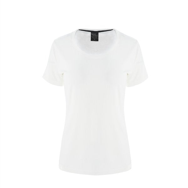 Custom Printed Women's Bamboo/Cotton Short Sleeve Scoop Neck Graphic T-Shirt
