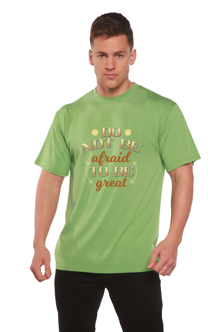 Do Not Be To Be Men's Bamboo Viscose/Organic Cotton Short Sleeve  Graphic T-Shirt