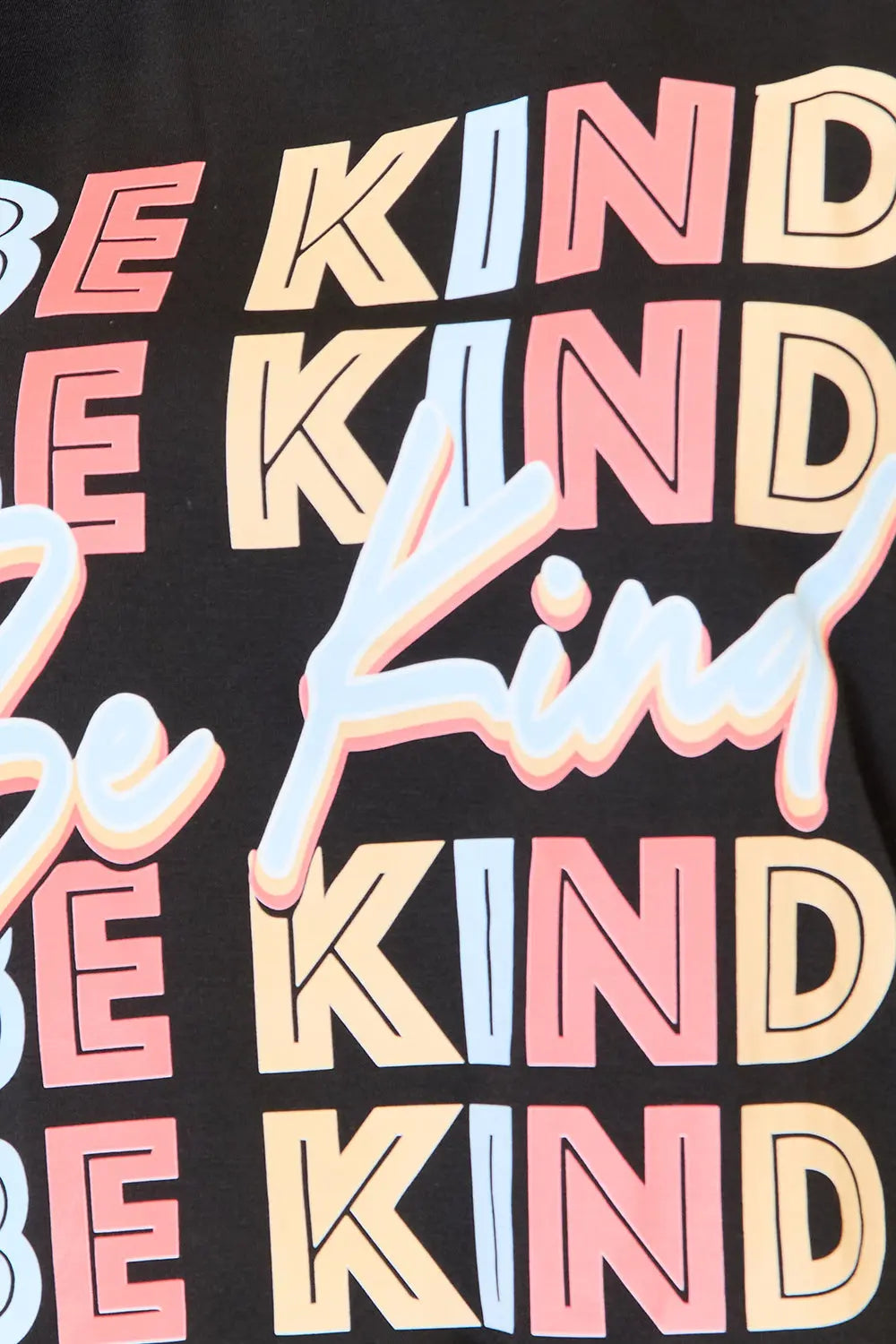 Simply Love BE KIND Round Neck Womens Graphic T Shirt