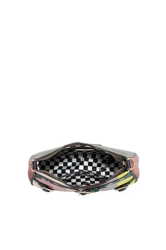 Nicole Lee USA Crescent Shaped Crossbody Bag